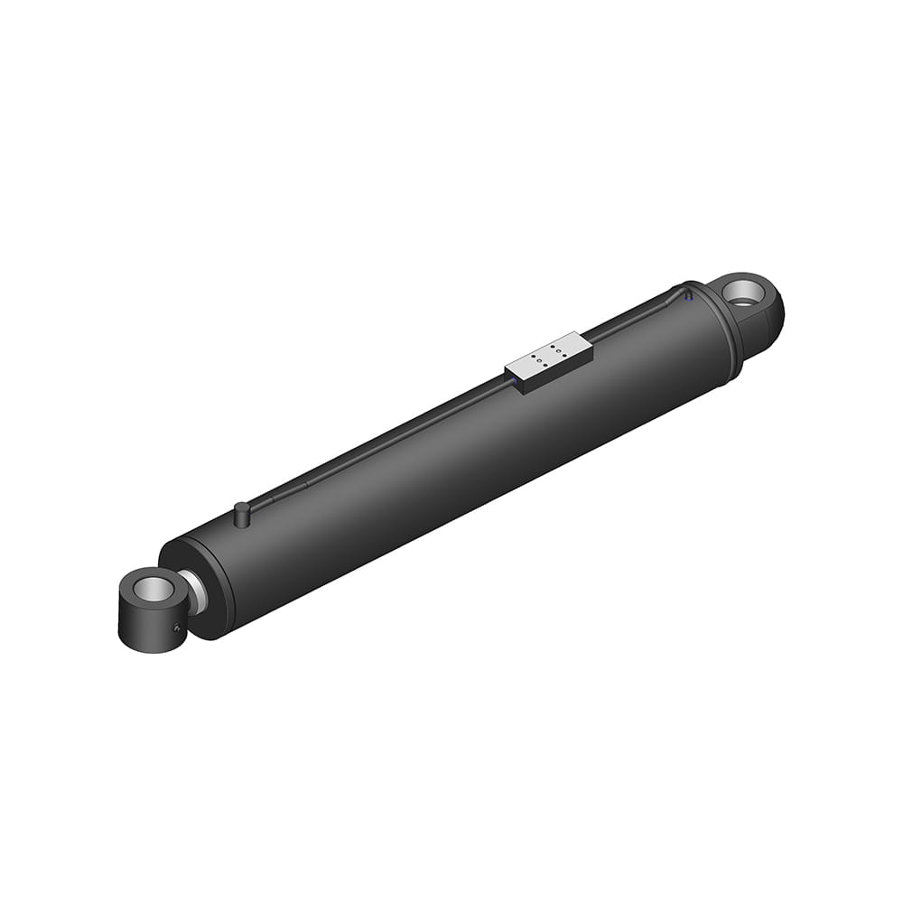 Siltatarkastus ajoneuvon hydraulinen päävarsi Luffing -sylinteri