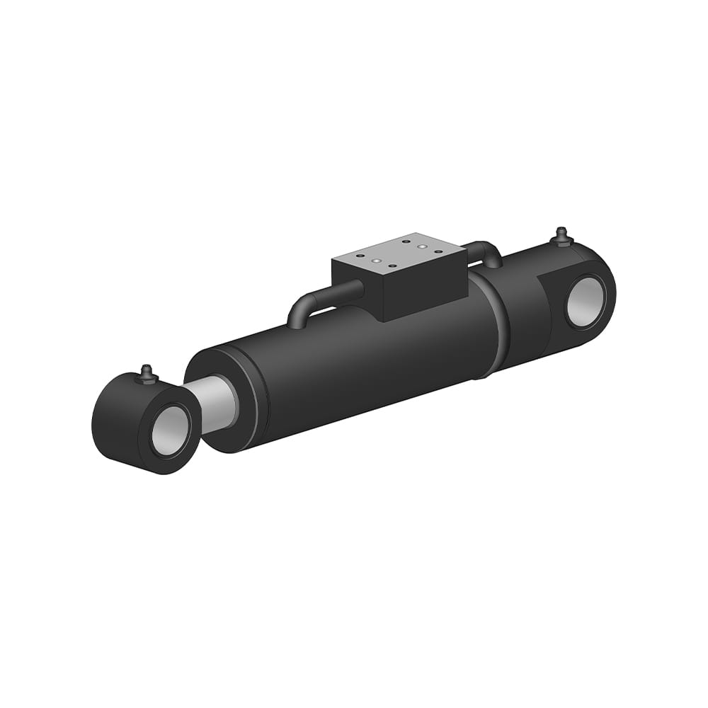 Siltatarkastus ajoneuvon hydraulinen tasoitussylinteri