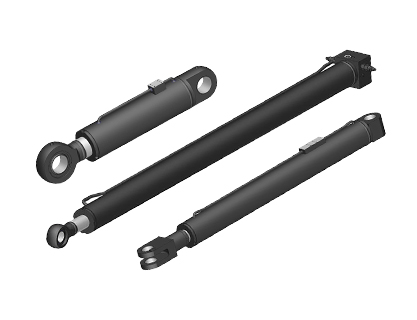 Hydrauliset sylinterit koneiden kasaamiseen